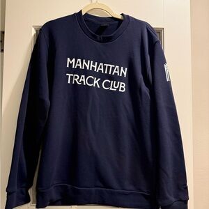 Asics Navy Blue Crewneck Sweatshirt